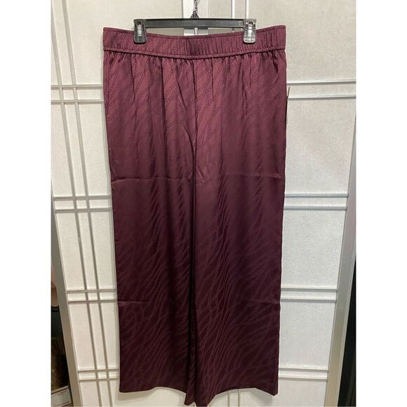 Michael Kors satin wide leg pants in size XL NWT - Picture 2 of 9